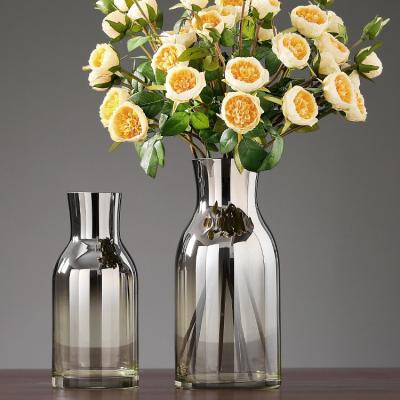 China New Classical/Postmodern Factory Produced Glass and Crystal Flower Vases Wholesale For Home Decor for sale