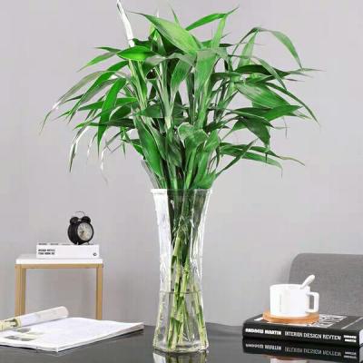 China Europe Factory Decorative Luxury Modern Tall Crystal Glass Flower Vase Supplier for sale