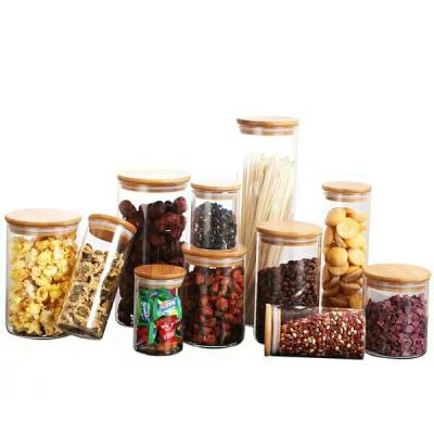 China Contemporary European Quality Customized Storage Jar Glass for sale