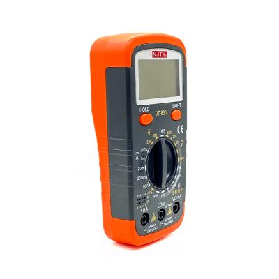 China New Meter The Best-Selling Portable Auto Digital Multimeter With LED Measuring Electronics 151*75*48mm for sale