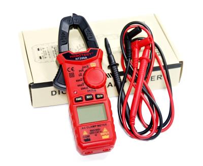 China Mini AC Digital Clamp Meter With Current AC Voltage 600V Voltage HT200A for sale