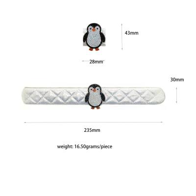 China Cute direct warm winter slap charm stone penguin bracelet hot sale factory decoration for sale