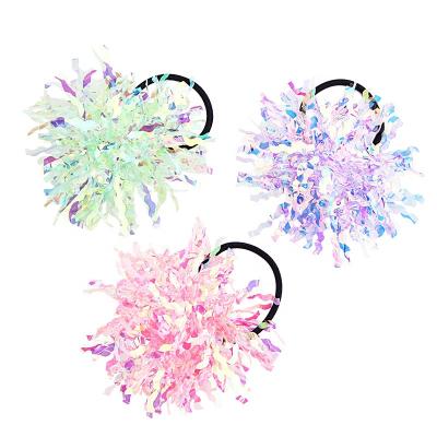 China Party Festival Hot Sale Confetti Hair Ties Set 2 Pieces Party Set Kids Hair Accessories Set for sale