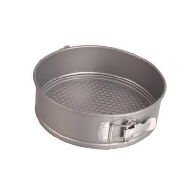 China Sustainable Best Selling Carbon Steel Round Springform Cake Pan With Leakproof Removable Metal Non-Stick Bottom Bakeware Round for sale