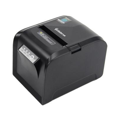 China GP-D801 80mm black and white thermal receipt printer with automatic paper cutter for cashier and kitchen for sale