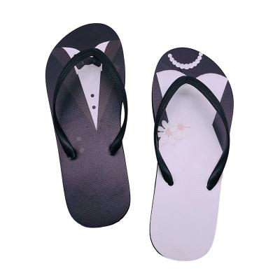 China CUSHIONING New Arrival Flip Flop Custom Pattern Flip Flops Outdoor Indoor Unisex Slipper Flip Flops for sale