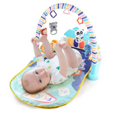 China Musical Pedal Toy Mat Educational Baby Piano Stand Blanket Comfortable Baby Gym Mat Activity Fitness Sleeping Game for sale