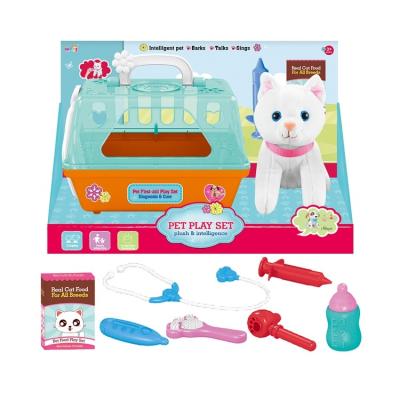 China New Style Intelligence Plush Educational Toy Set With Talks/Sings For Preschool Doctor Set Kids Toy for sale