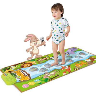 China Dance Floor Mat Carpet Animal Blanket Non-Toxic Musical Non-Slip Mat Keyboard Piano Mat Children Early Education Toys for sale