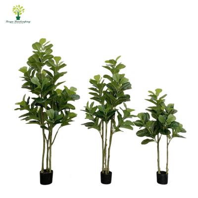 China Wholesale CREATIVE Artificial Palm Monstera Traveler Bird Sky Tree Bonsai Tree Lemon Tree Bamboo Indoor Decoration for sale