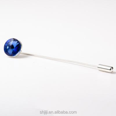 China Model Blue Crystal Tie Pins Wholesale of tie pin TS101 for sale