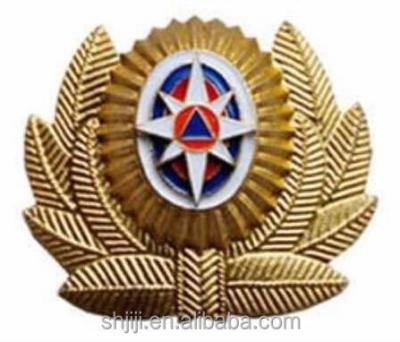 China Matte Gold Plated Military Badges high quality nickel free for sale