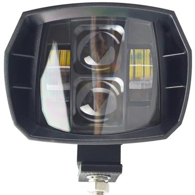 China RTD A02/A DC12-24V 35W 6000K 4300K ​​Fog Light Beam Yellow White Pattern Led Work Flood Light Spotlight for sale