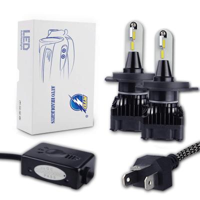 China Automotive Led Headlight H4 Car Led Headlight RTD A7 High Lumen 7000lm With H4 H7 H1 H3 9005 9006 9012 9007 H13 for sale