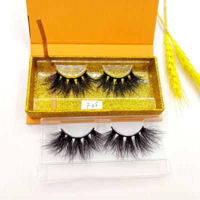 China Private Label 3d Mink Eyelashes 25mm 22mm 20mm Cotton Soft Strip Eyelash Wholesaler Customized Boxes for sale