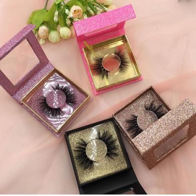 China 100% Cotton Mink Strip 20mm 25mm Mink Lashes Soft Vendor 3D 5D Handmade Fluffy 100% Stripe Real Lashes False Eyelashes Wholesale 3d for sale