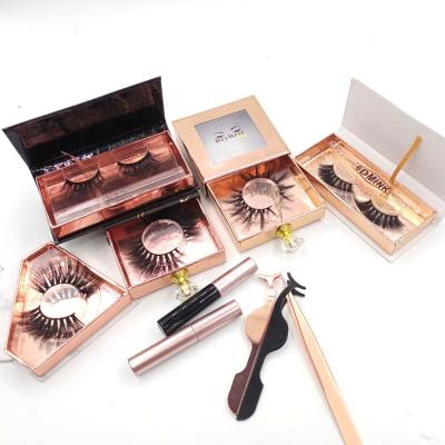 China Cotton 4D Soft Strip Lash Seller Rose Gold Lashbox Eyelashes Mink for sale