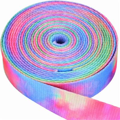 China Factory Wholesale Custom High Quality High Visibility Logo Custom Cotton Striped Knit Webbing Tape for sale