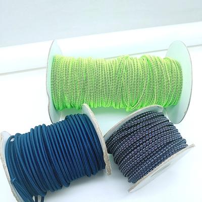 China elastic cord round braided string elastic band for sale