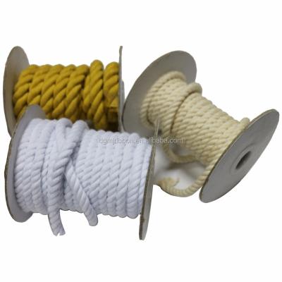 China factory directly corlourful twisted wax cotton cord for garment using for sale