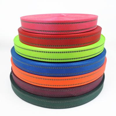 China High Visibility Reflective Nylon Webbing for Pet Collars for sale