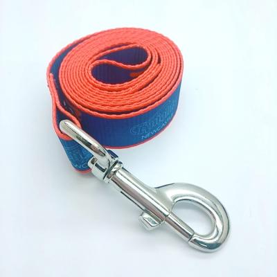 China pet leashes polyester flat manufacturer printed webbing for sale