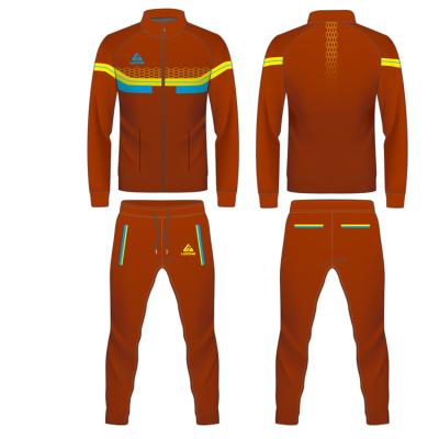 China Factory Anti-UV Men Latest Design Custom Sublimation Digital Printed Fitness Sports Tracksuits Set for sale