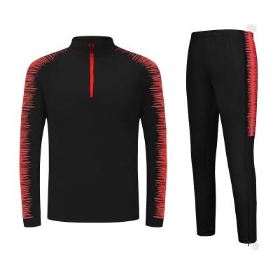 China Breathable Wholesale Men's Polyester Clearance Stock Soccer Football Sport Jogging Tracksuit Tracksuit for sale