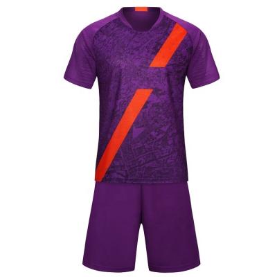 China Sets Cheap Football Sportswear Manufacturer Soccer Wear Wholesale Red Pink Football Uniform for sale