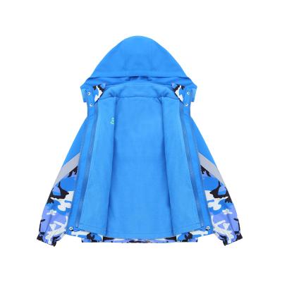 China Dismountable Winter Jacket Children Wear Mountain Sportswear Child Clothing Windproof Anorak Outdoor Boy Three Ways Wear PolarFleece for sale