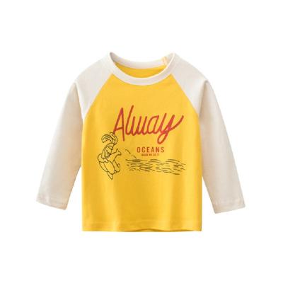 China Factory Price Breathable O-Neck Boys And Girls Kids T-shirt Kids Long Sleeve Shirt for sale