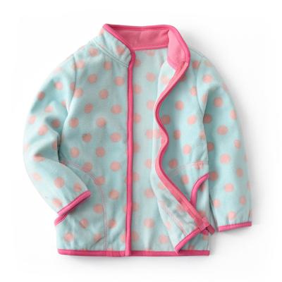 China Warm Factory Supply Autumn Boy And Girl Direct 100% Polyester Fleece Jacket for sale