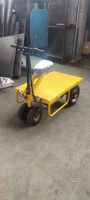 China Building Material Stores Electric Flat Cart L1500*W750mm Loading 700KG for sale