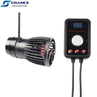 China DC 24v Circulation Aquarium Wave Maker Viable Submersible Water Pump With Controller For Fish Tank for sale