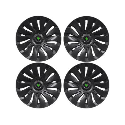 China ABS Wheel Hub Cover Modely19-Inch Turbine Symmetrical Vortex Type Decorative Tire Accessories Cover For Tesla for sale