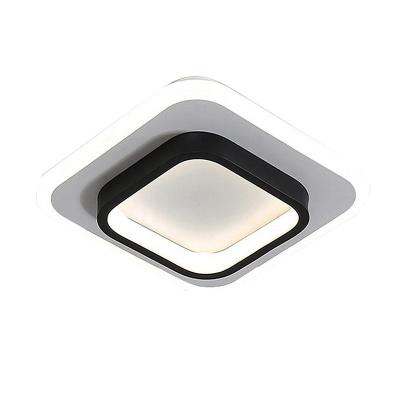 China Modern European Ceiling Light Cloakroom In Corridor Balcony 20W Around Square LED Ceiling Light Aisle Lamp Background Light for sale