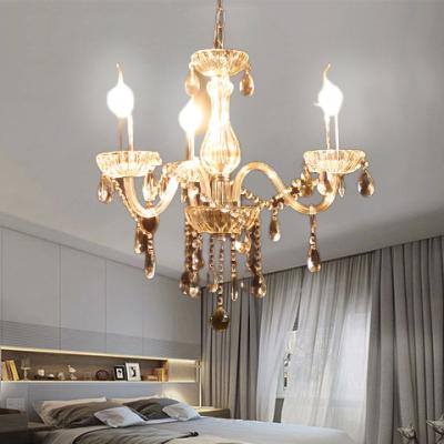 China Crystal Lights Luxury Indoor Lighting Chandelier Crystal Pendant Light Modern Home Decoration Luster De Cristal for sale