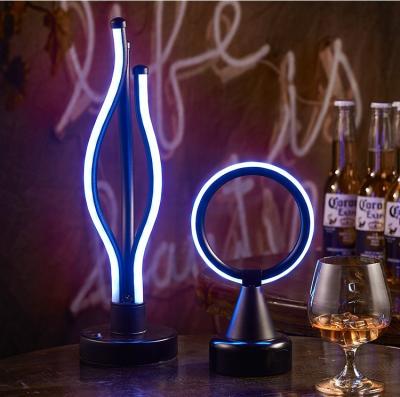 China Modern Restaurant Metal Hotel Bar Living Room Reading Luxury Aluminum Decoration Led Table Lamp Retro Dimmable Night Light for sale