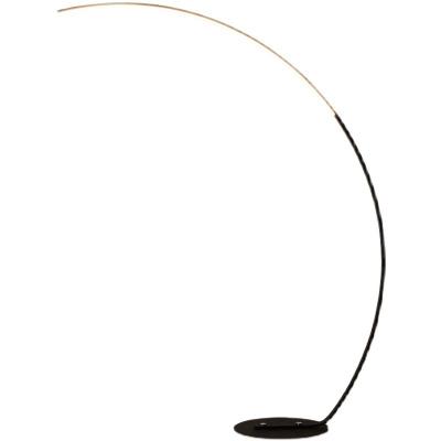 China Modern Simple Vertical Corner Living Room Bedroom Floor Lamp Nordic Light Luxury Semicircle Ring Personality Moon Floor Lamp for sale