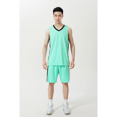 China Breathable Latest Design Basketball Jerseys High Quality 100% Polyester Blank Basketball Jerseys for sale