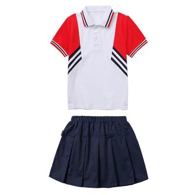 China School school summer clothes, sports style for kids, high school uniforms for sale