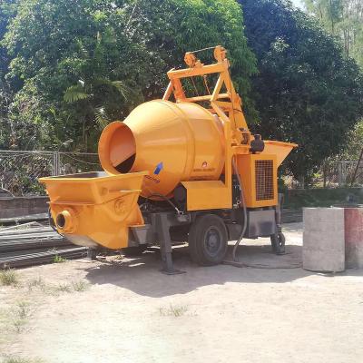 China Building Material Stores Concreto Daswell Bomba Concrete Mixer With Pump for sale