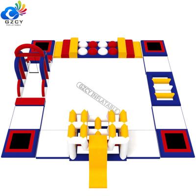 China Outdoor Entertainment PVC Airtight Water Parks Games Float Water Games Inflatable Floating Water Park for sale