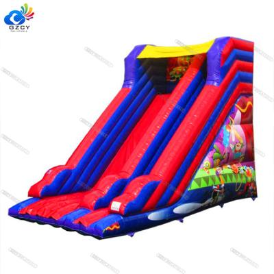 China Custom Wholesale Inflatable Dry Slide 0.55mmPVC Tarpaulin 0.55mmPVC Cartoon Inflatable Slide 0.55mm Inflatable Dry Slide for sale