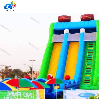 China Hot Sale PVC Large Commercial Inflatable Water Slide Exciting Slide Water for sale