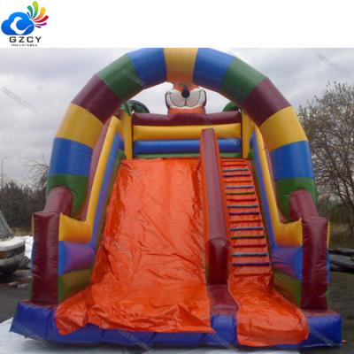 China PVC Customized Dry Slide Inflatable Slide Bounce Castle For Sale for sale