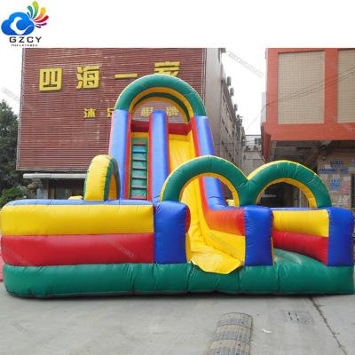 China PVC Slide Inflatable Playground Slide Bounce Dry Slide On Sale for sale