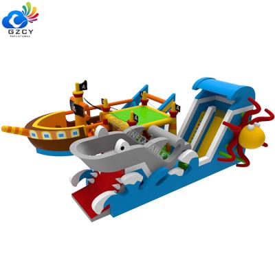 China For Birthday Giant Inflatable Bouncy Pirate Ship,Kids Pool Inflatable Pirate Rental Boat For Rental for sale