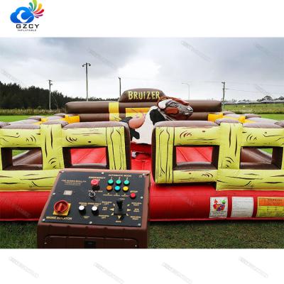 China Water Proof And Fire Resistance Inflatable Game Adult Rodeo Inflatable Bouncer Bull Machine for sale