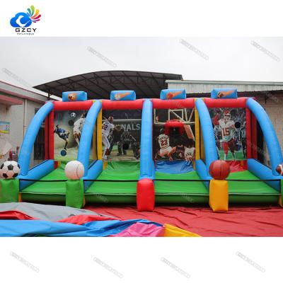 China Water proof and fire resistance hot selling inflatable basketball shooting games sports shoot game for sale